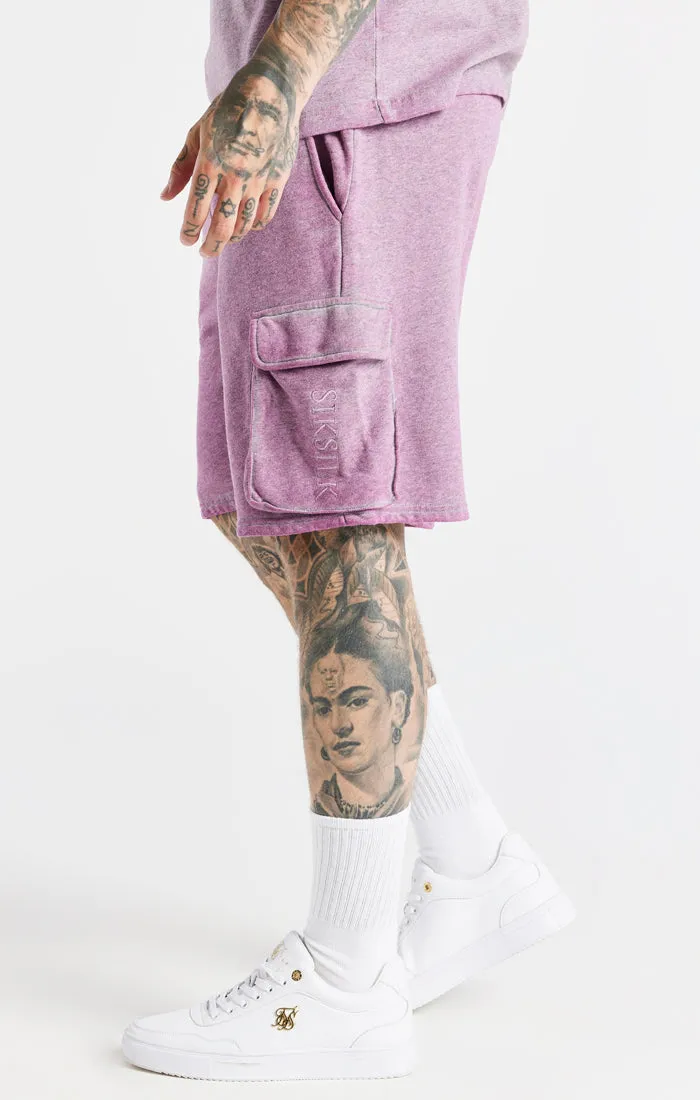 Pink Washed Cargo Short sold by Siksilk product image thumbnail 2