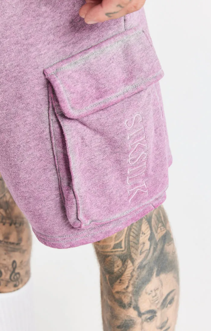 Pink Washed Cargo Short sold by Siksilk product image thumbnail 4