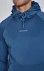 Blue Muscle Fit Hoodie sold by Siksilk
