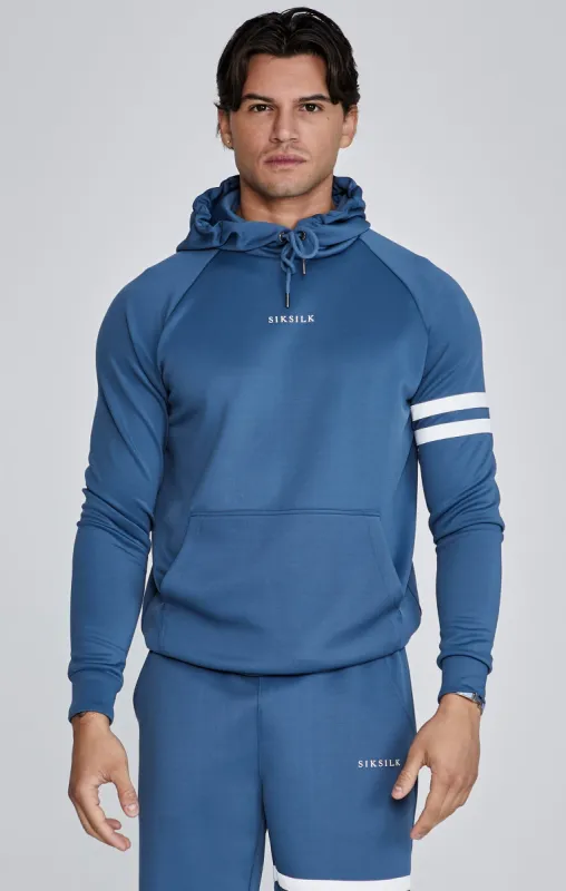 Blue Muscle Fit Hoodie sold by Siksilk