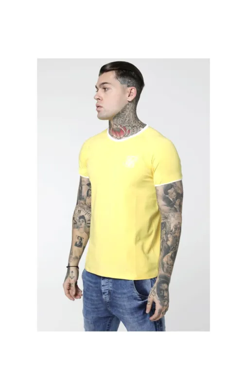 SikSilk S/S Elastic Cuff Tee – Gold sold by Siksilk