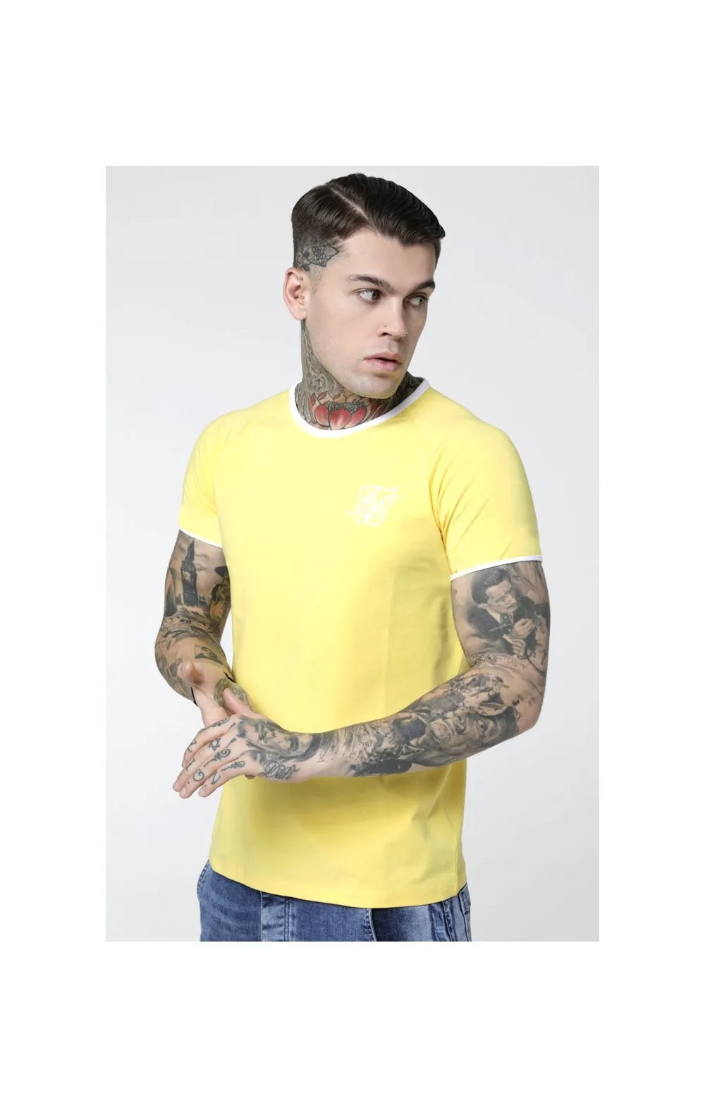 SikSilk S/S Elastic Cuff Tee – Gold sold by Siksilk product image thumbnail 2