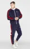 Navy Velour Track Jacket sold by Siksilk
