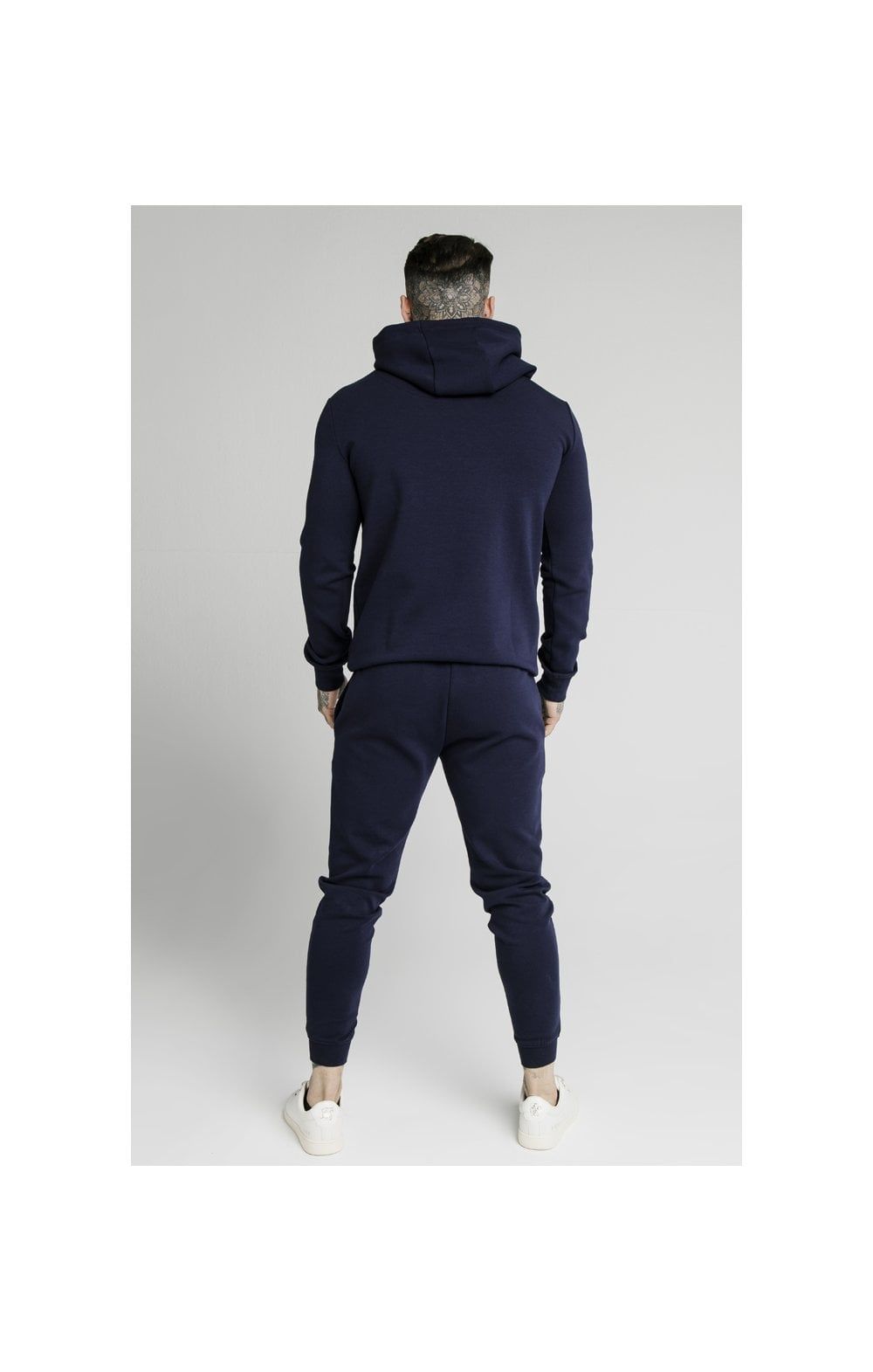 SikSilk Overhead Muscle Fit Hoodie - Navy sold by Siksilk product image thumbnail 6