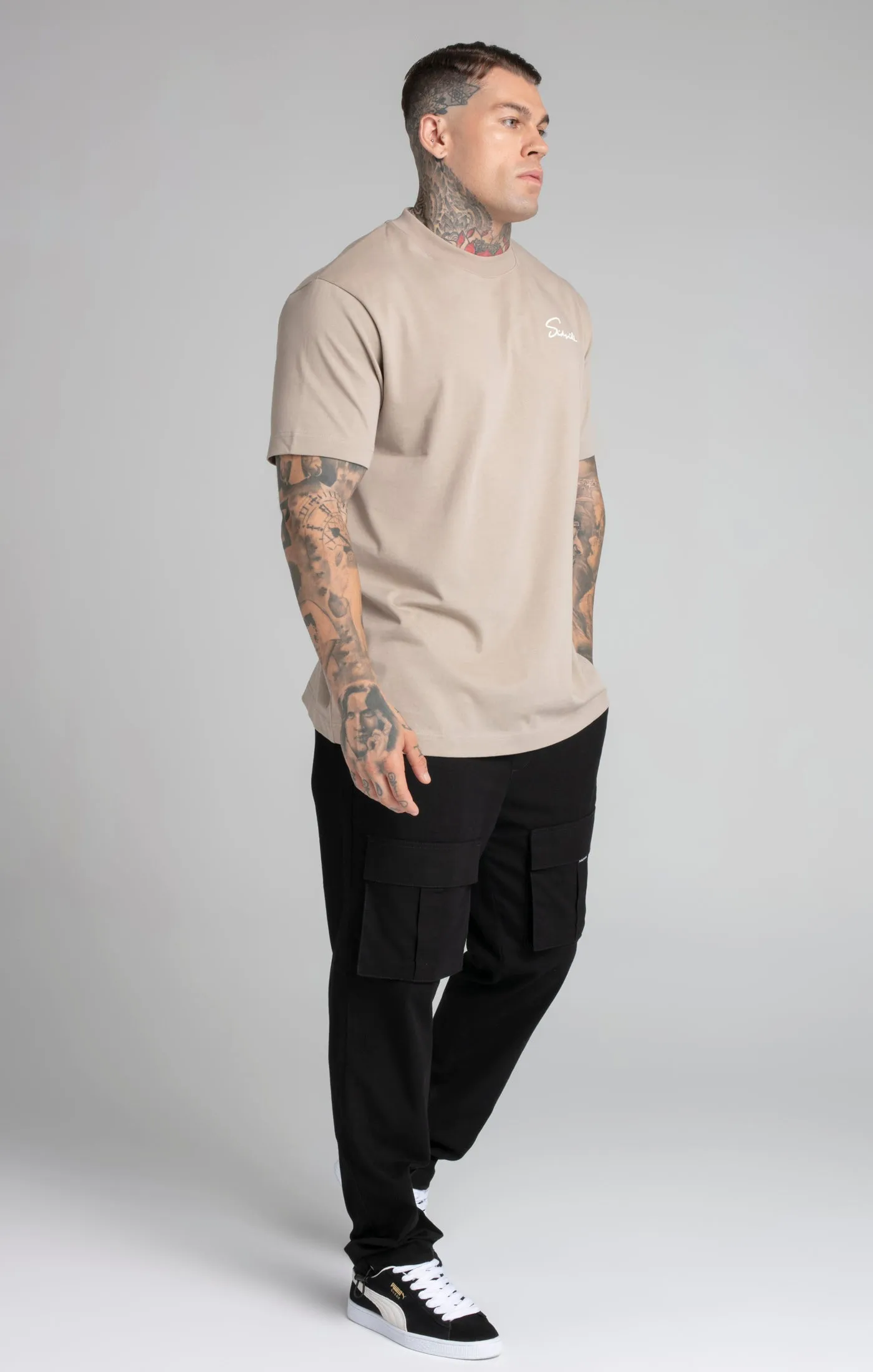 Script T-Shirt sold by Siksilk product image thumbnail 4