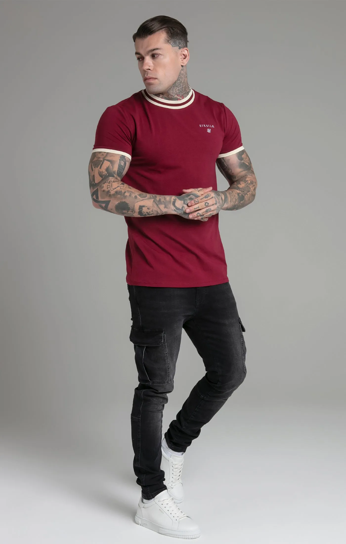 Red Ringer T-Shirt sold by Siksilk product image thumbnail 4