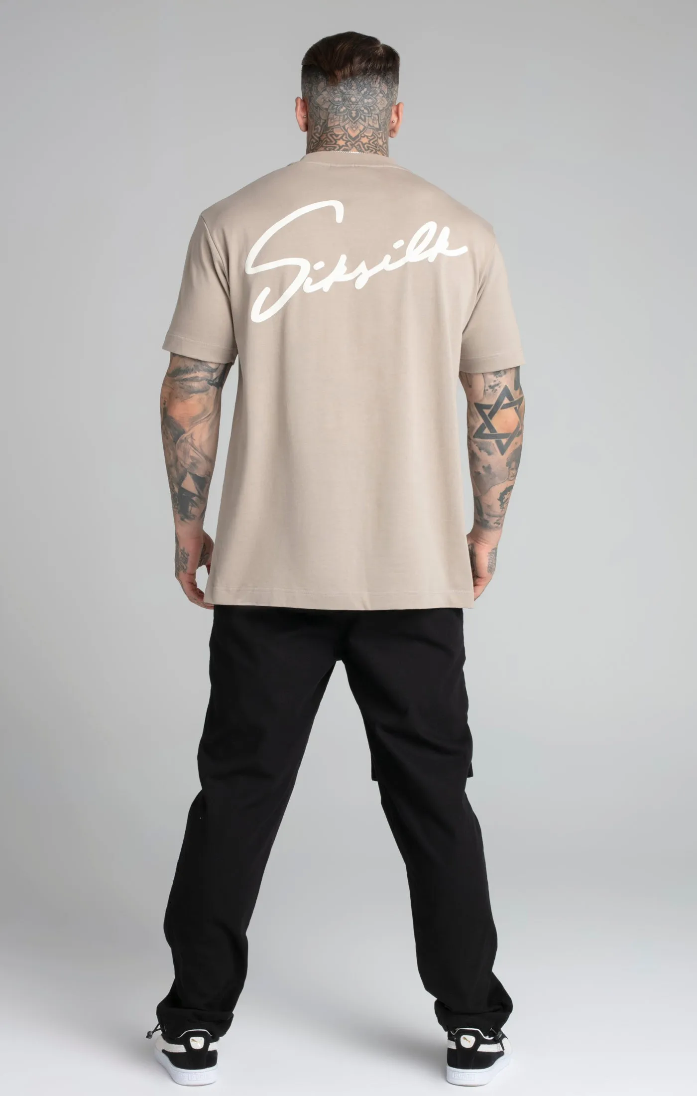 Script T-Shirt sold by Siksilk product image thumbnail 5