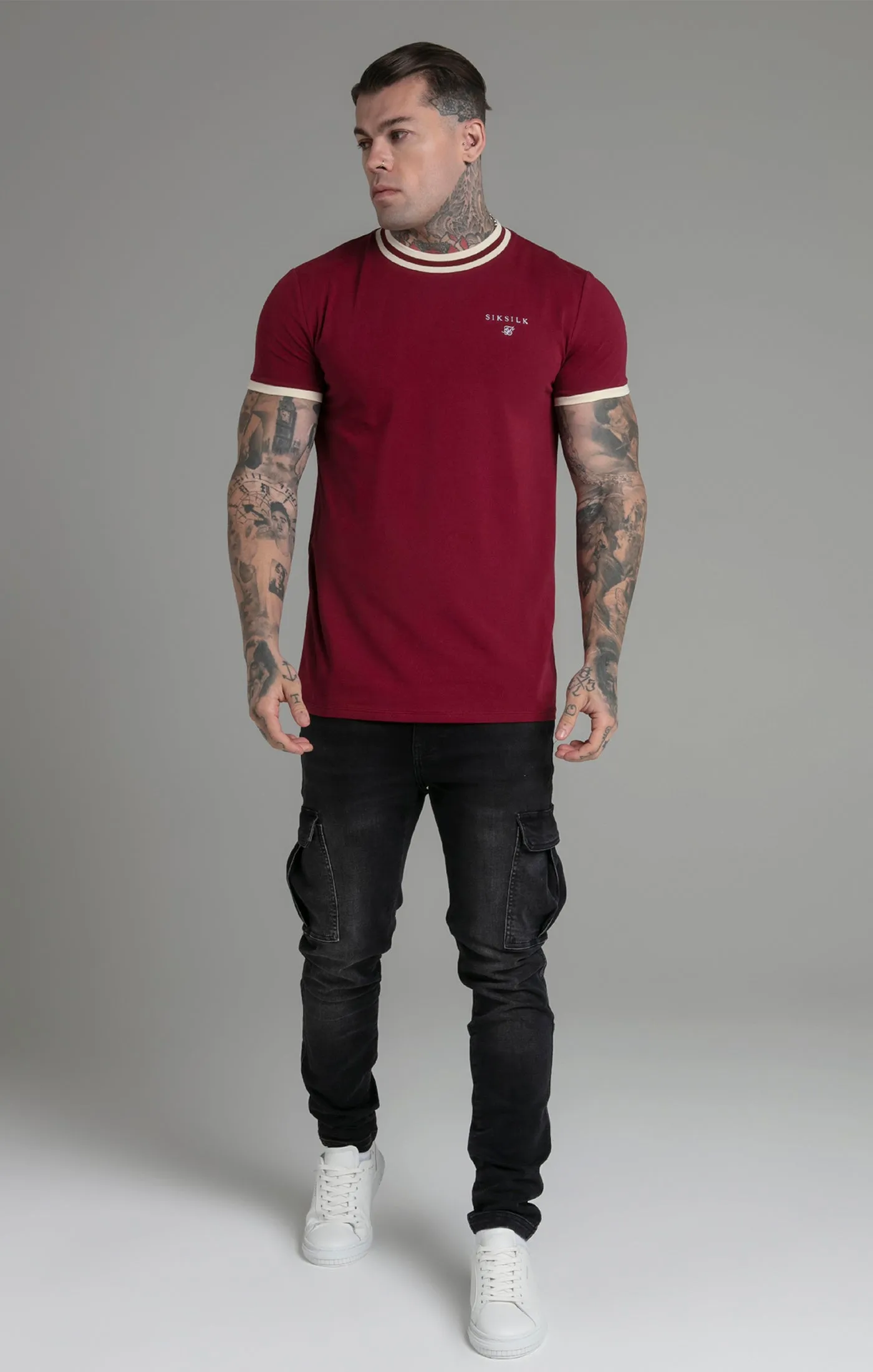 Red Ringer T-Shirt sold by Siksilk product image thumbnail 2