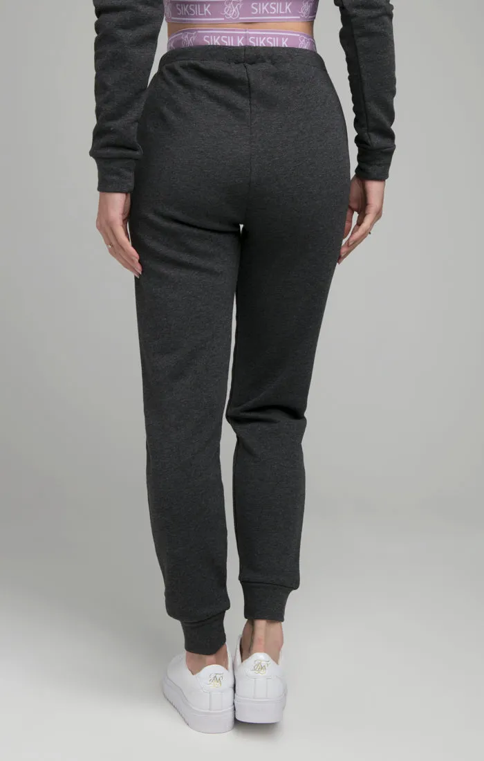 SikSilk Tape Waistband Joggers - Charcoal Marl sold by Siksilk product image thumbnail 3