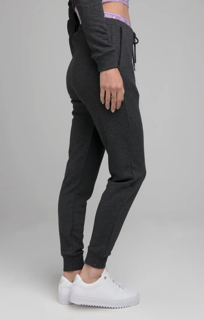 SikSilk Tape Waistband Joggers - Charcoal Marl sold by Siksilk product image thumbnail 2
