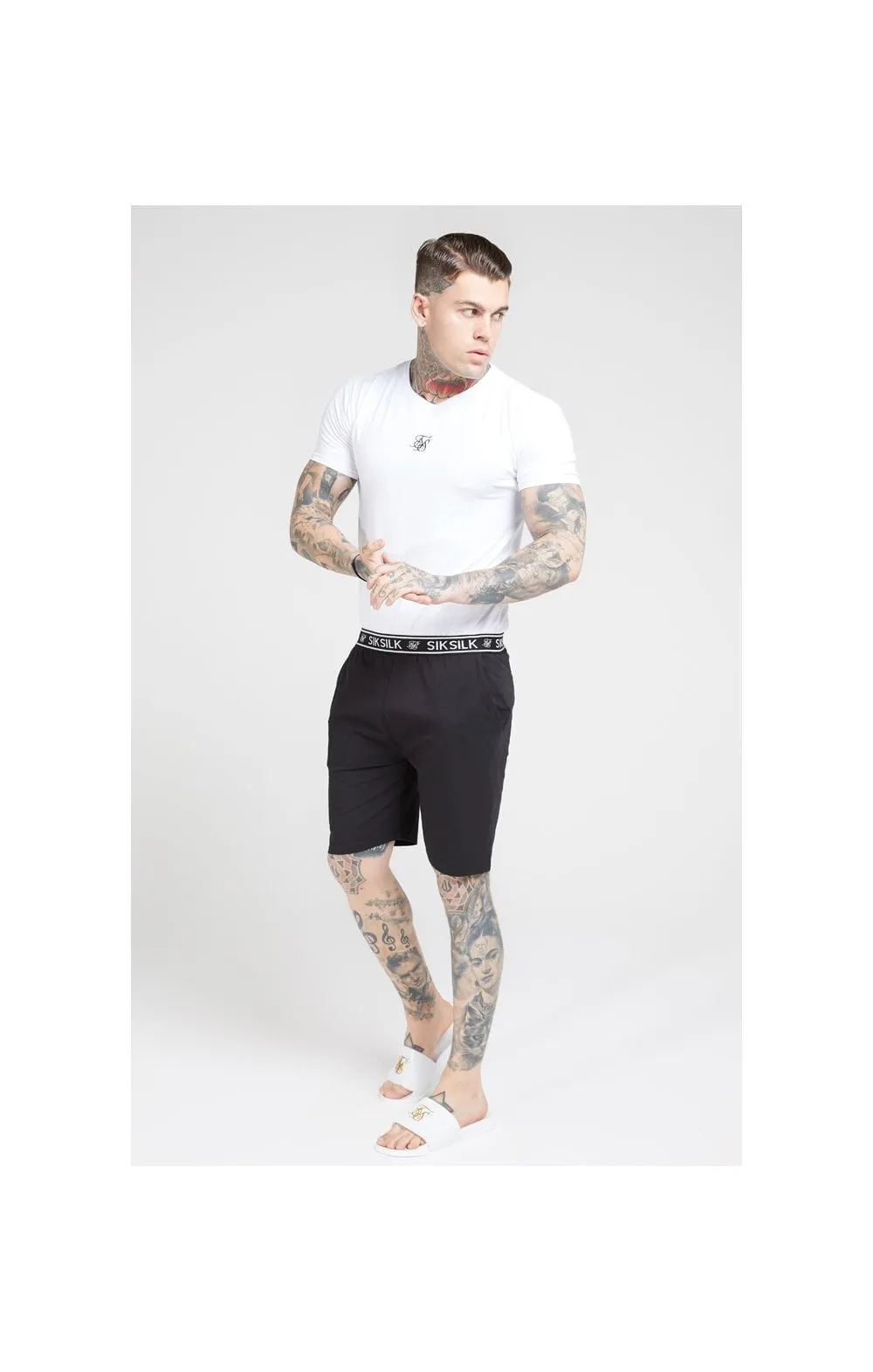 White And Navy T-Shirt Pack Of 2 sold by Siksilk product image thumbnail 5