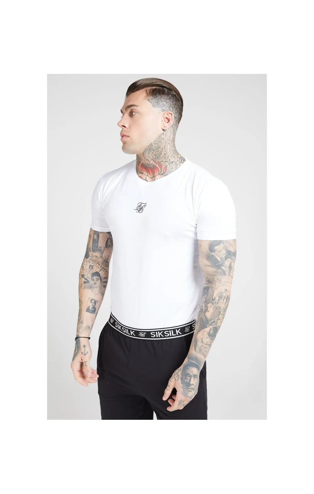 White And Navy T-Shirt Pack Of 2 sold by Siksilk product image thumbnail 4