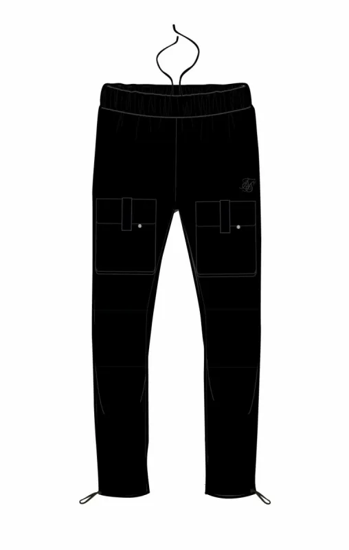Black Toggle Cuff Cargo sold by Siksilk