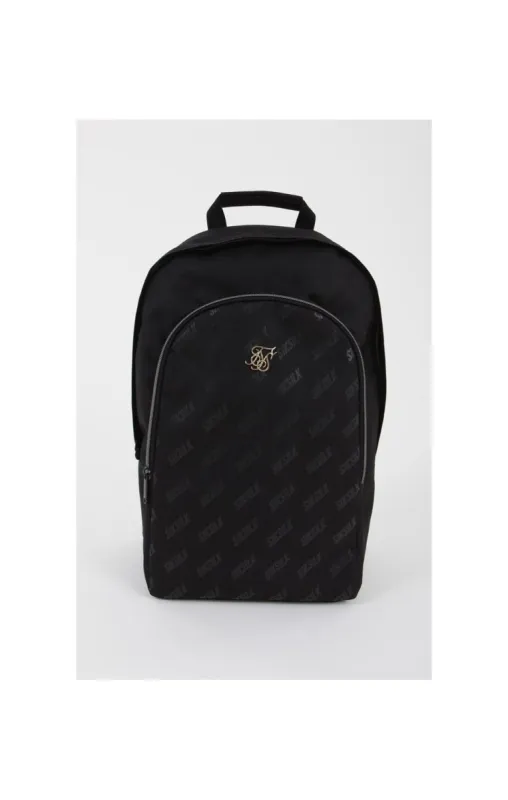 SikSilk Diagonal Repeat Backpack - Black sold by Siksilk