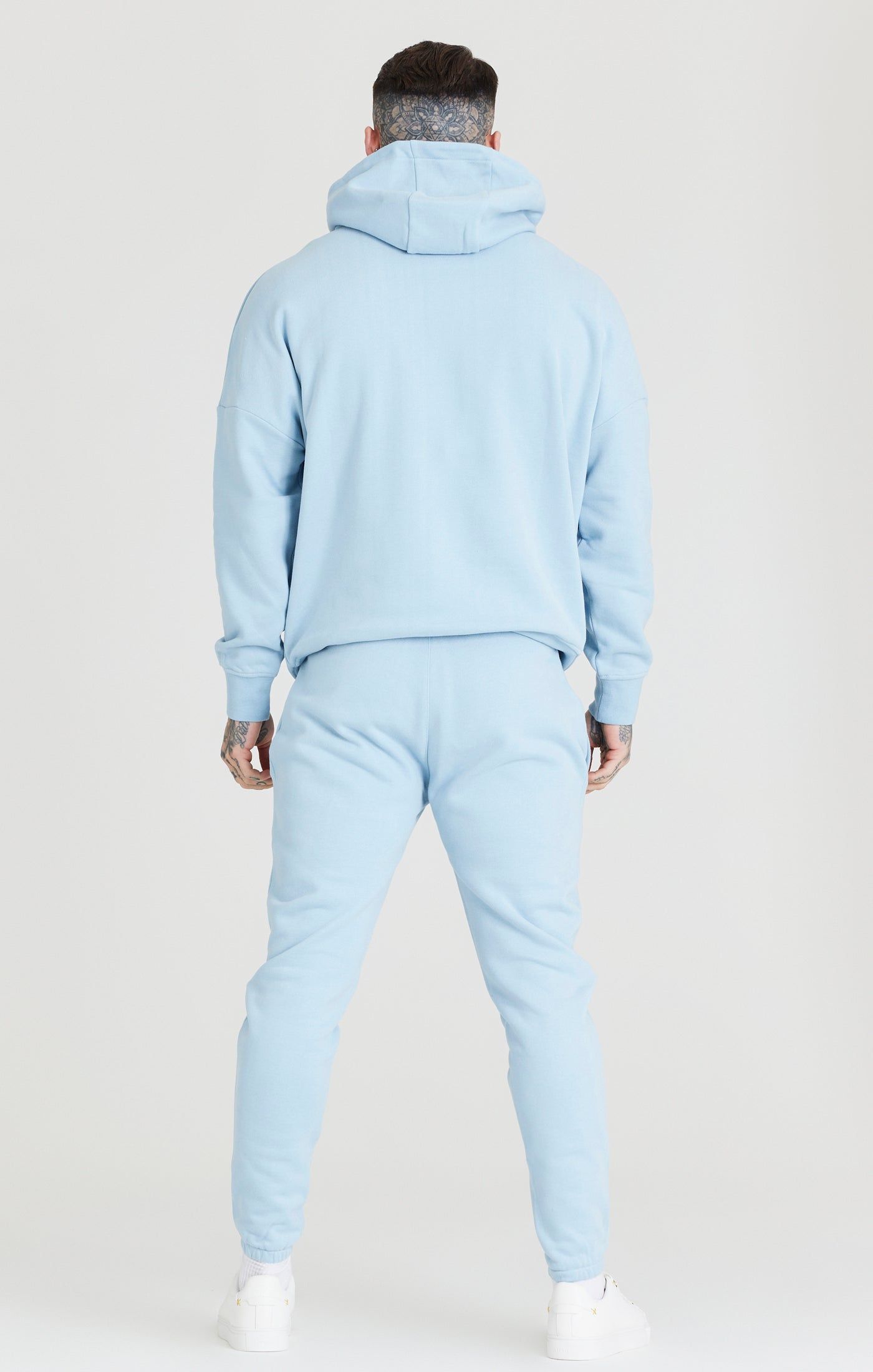Blue Relaxed Fit Overhead Hoodie sold by Siksilk product image thumbnail 4