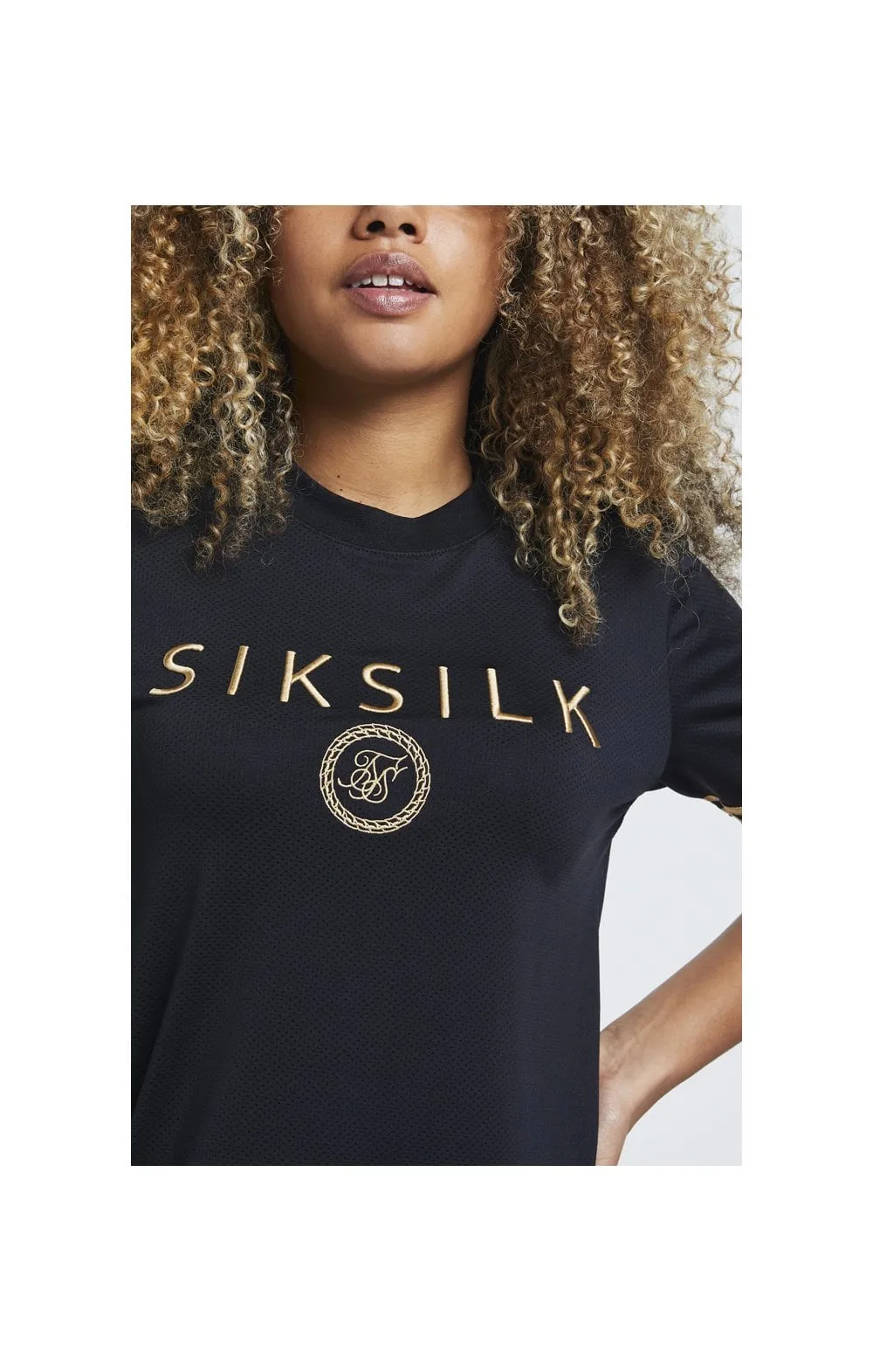 SikSilk Mesh T-Shirt Dress - Black sold by Siksilk product image thumbnail 2