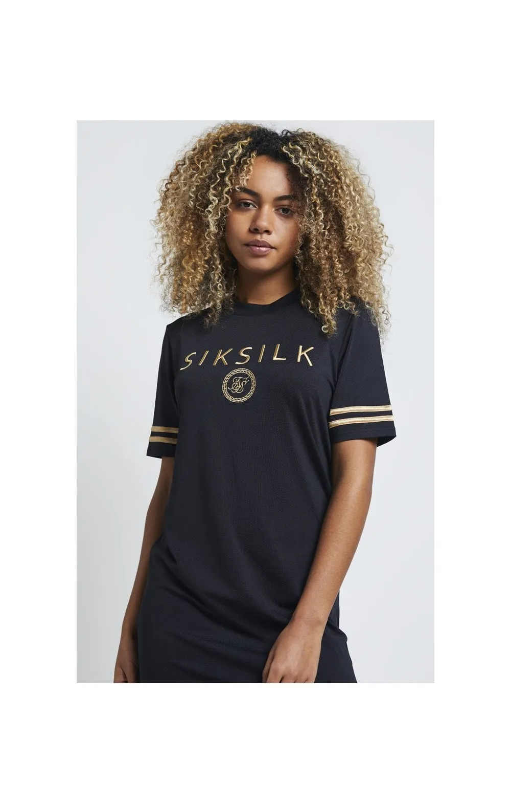 SikSilk Mesh T-Shirt Dress - Black sold by Siksilk product image thumbnail 3