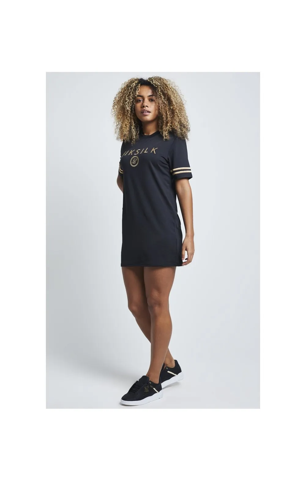 SikSilk Mesh T-Shirt Dress - Black sold by Siksilk product image thumbnail 4