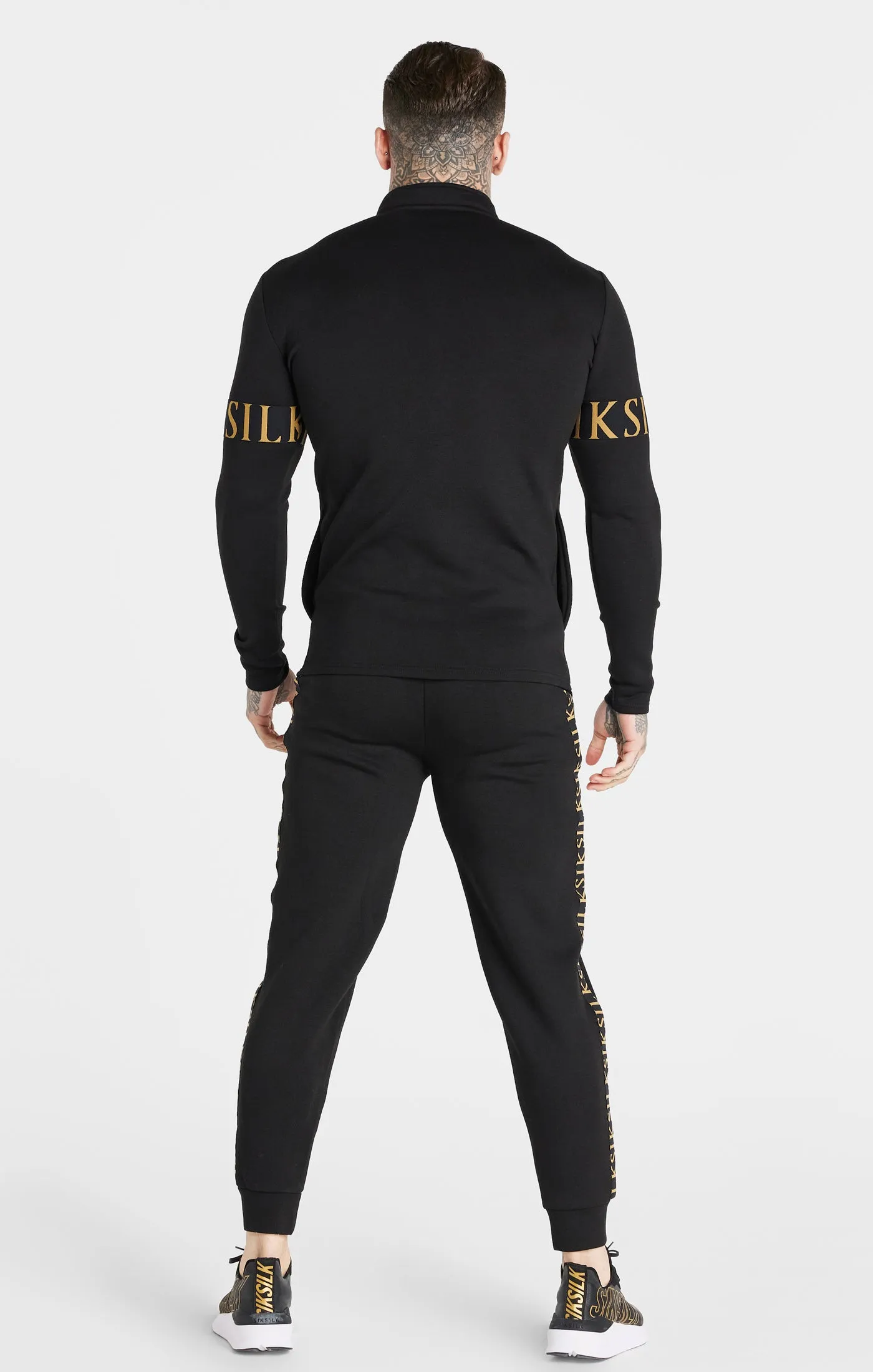 Black Dynamic Fitted Track Pant sold by Siksilk product image thumbnail 5