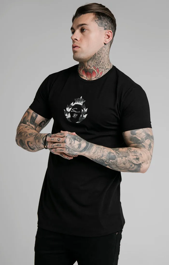 SikSilk S/S Prestige Transfer Tee - Black sold by Siksilk