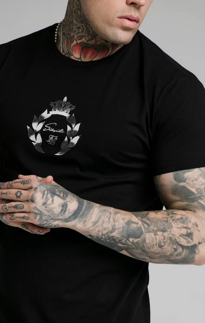 SikSilk S/S Prestige Transfer Tee - Black sold by Siksilk product image thumbnail 2