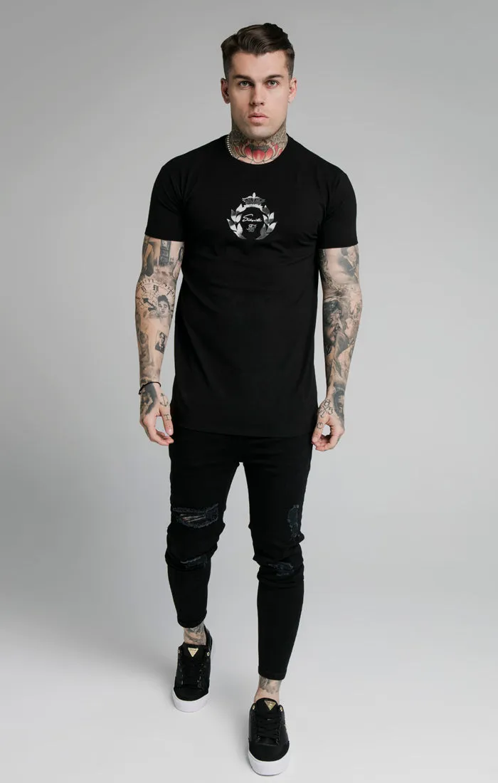 SikSilk S/S Prestige Transfer Tee - Black sold by Siksilk product image thumbnail 3