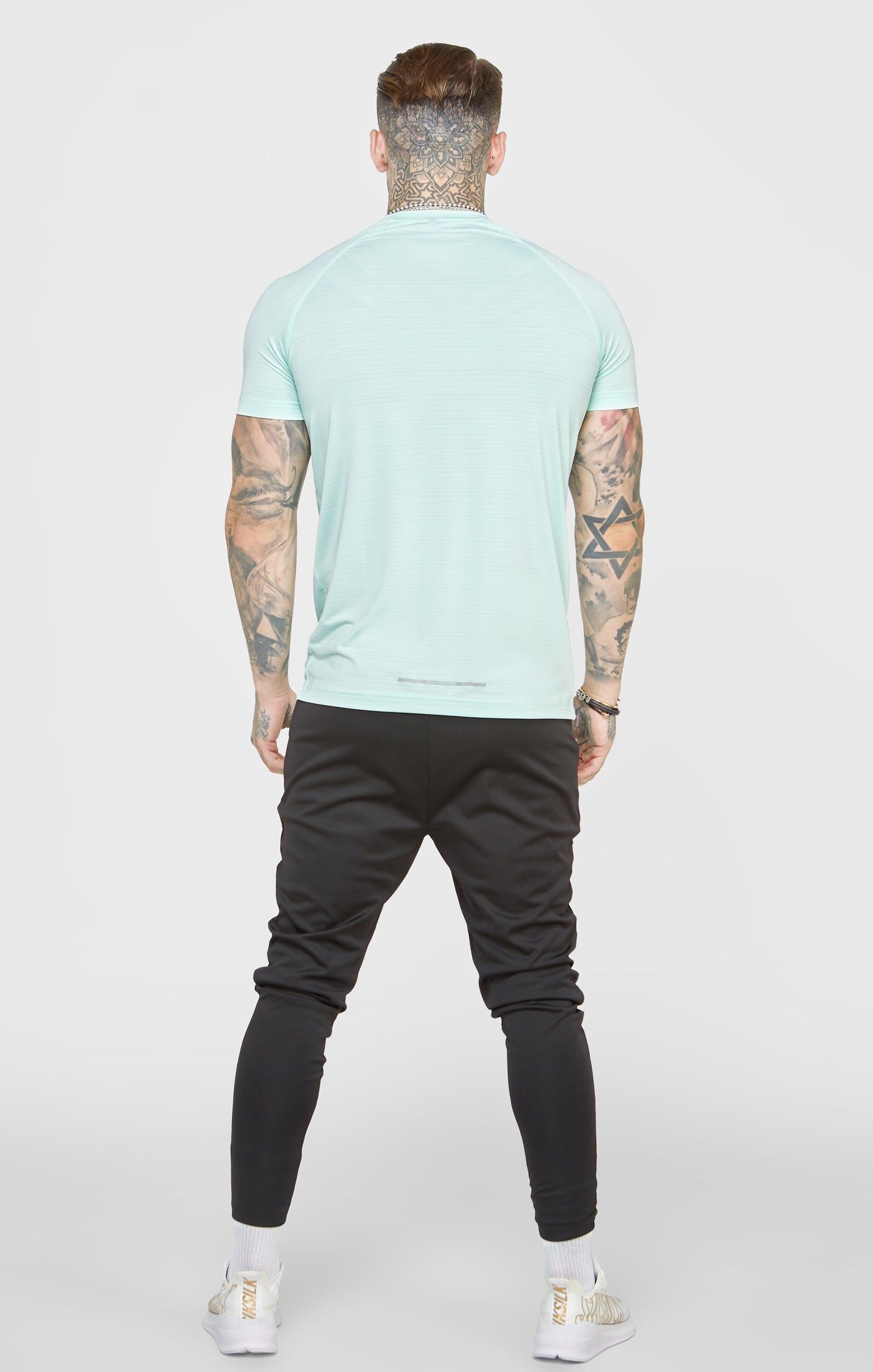 Blue Sports Textured Look T-Shirt sold by Siksilk product image thumbnail 5