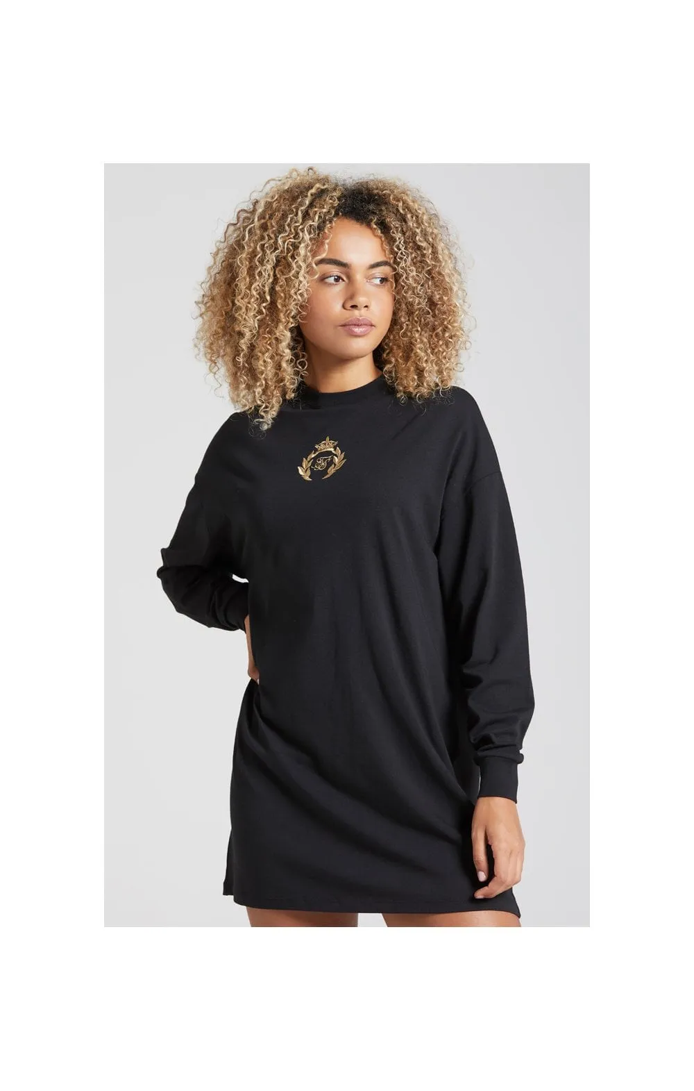 SikSilk Prestige T-Shirt Dress - Black sold by Siksilk product image thumbnail 4
