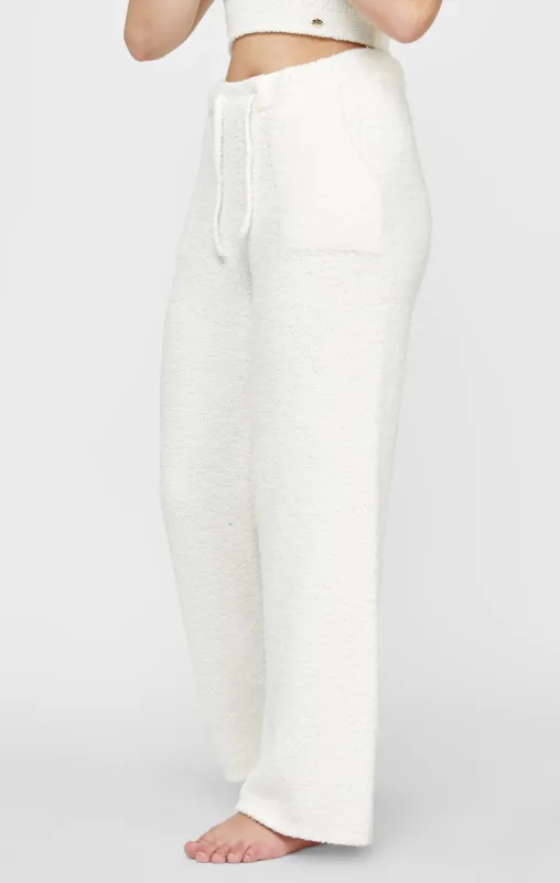 Girls Ecru Wide Leg Lounge Pant sold by Siksilk