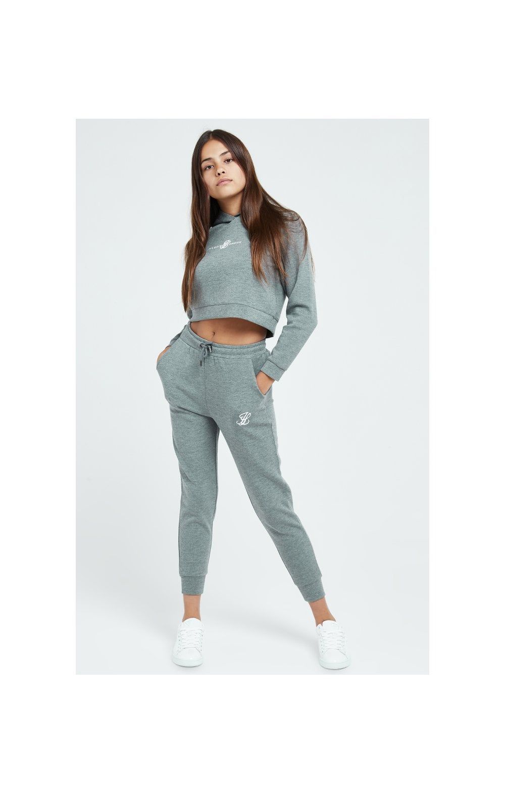 Illusive London Dual Track Pant - Grey Marl sold by Siksilk product image thumbnail 5