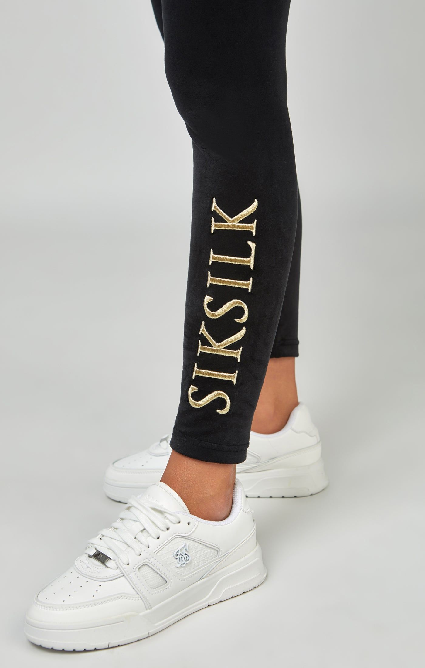 Black Velour Leggings sold by Siksilk product image thumbnail 7