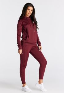 Burgundy Essential Overhead Hoodie sold by Siksilk