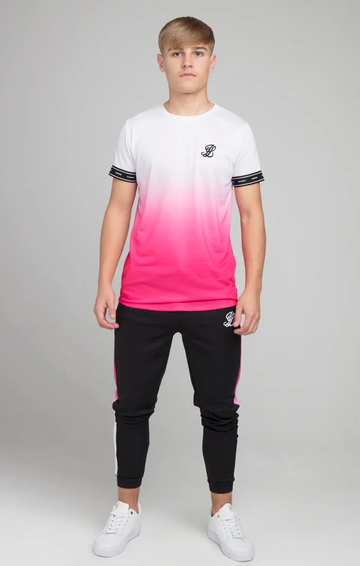 Illusive London Fade Tech Tee - White & Pink sold by Siksilk product image thumbnail 2
