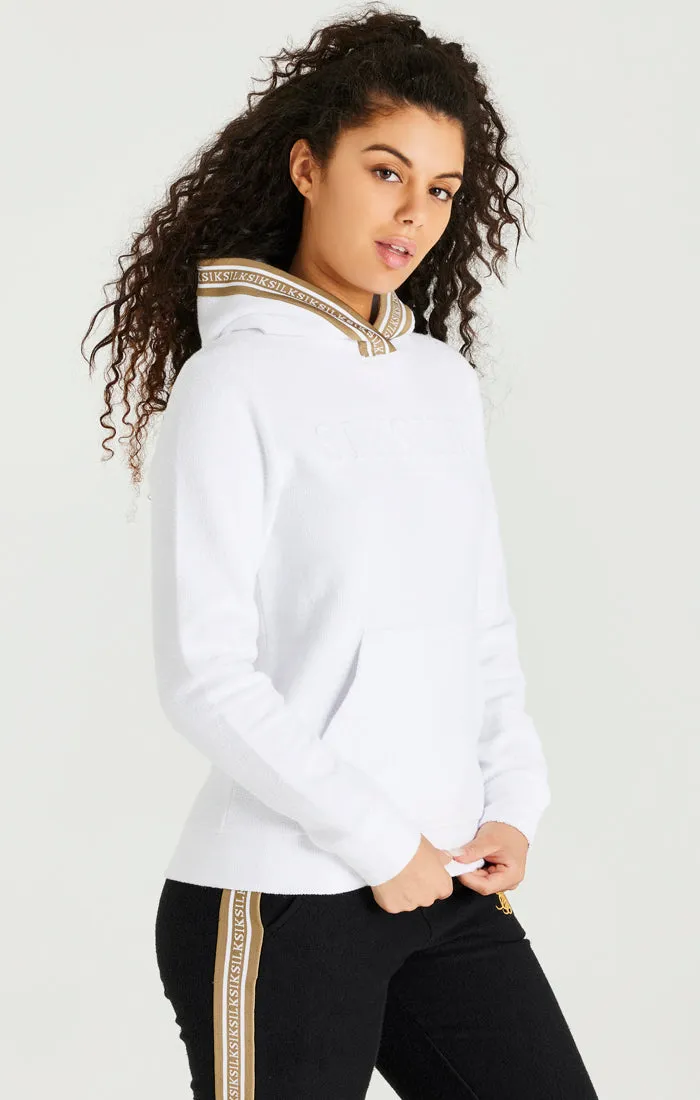 White Overhead Hoodie sold by Siksilk