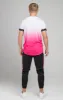 Illusive London Fade Tech Tee - White & Pink sold by Siksilk