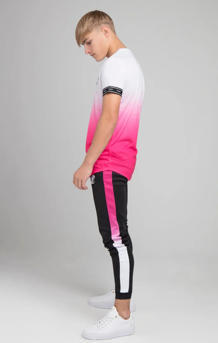 Illusive London Fade Tech Tee - White & Pink sold by Siksilk product image thumbnail 4