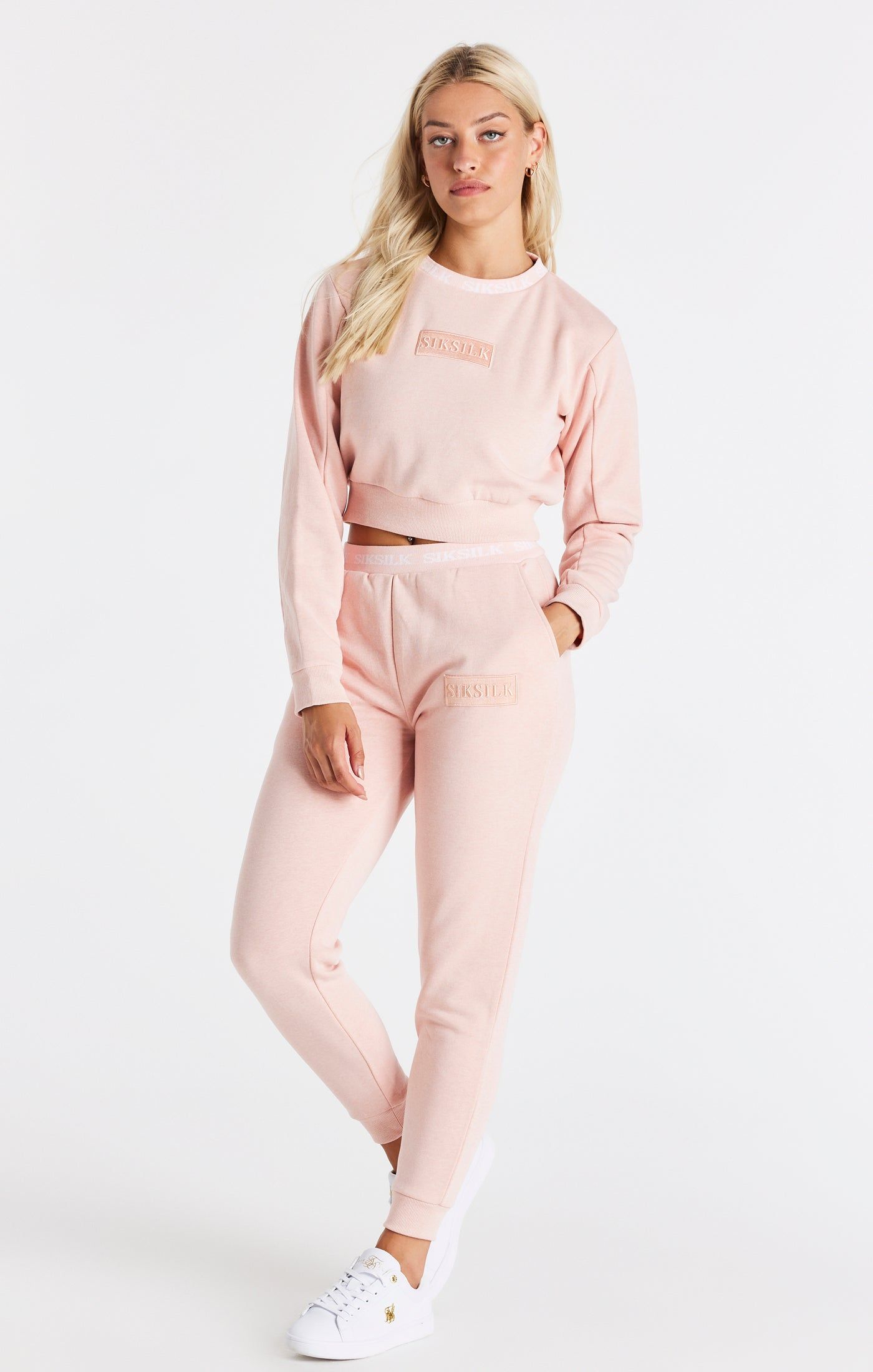 Pink Crop Sweat sold by Siksilk product image thumbnail 5