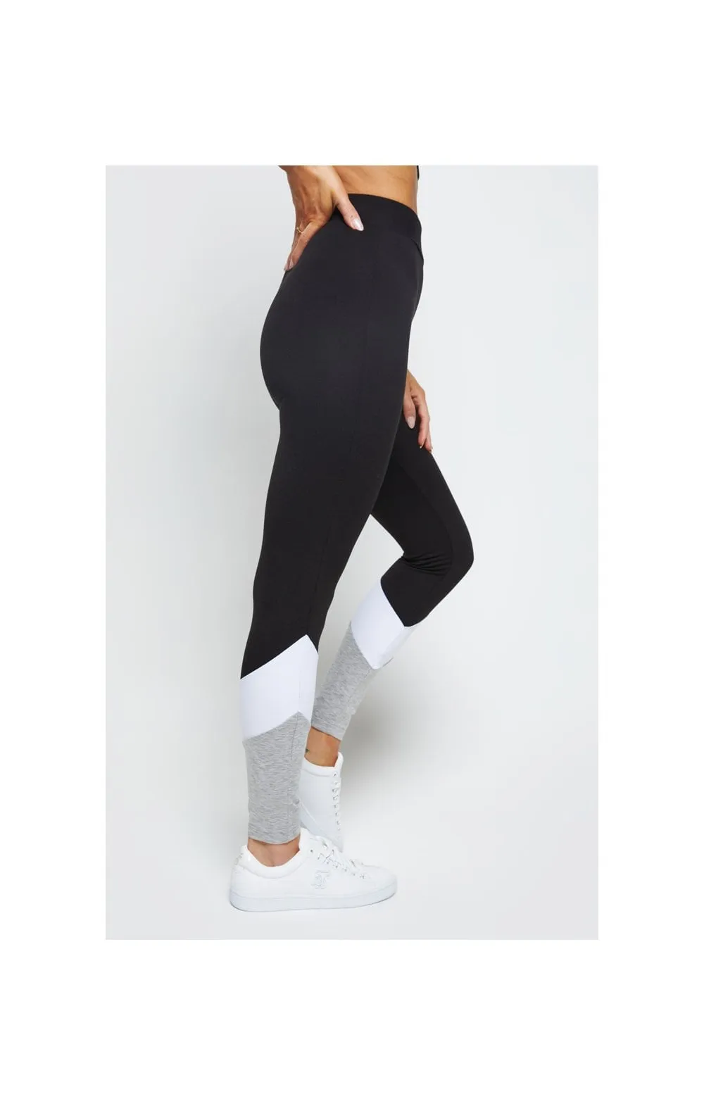 SikSilk Leggings - Grey Black & White sold by Siksilk product image thumbnail 3