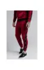 SikSilk Shadow Cuffed Jogger - Deep Red & Black sold by Siksilk