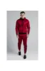 SikSilk Shadow Cuffed Jogger - Deep Red & Black sold by Siksilk