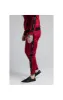 SikSilk Shadow Cuffed Jogger - Deep Red & Black sold by Siksilk