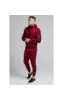 SikSilk Shadow Cuffed Jogger - Deep Red & Black sold by Siksilk