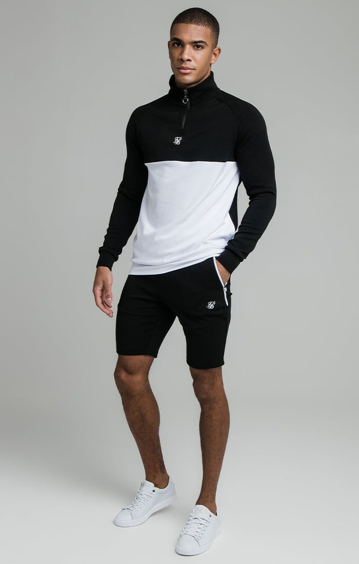 Black Quarter Zip Funnel sold by Siksilk product image thumbnail 5
