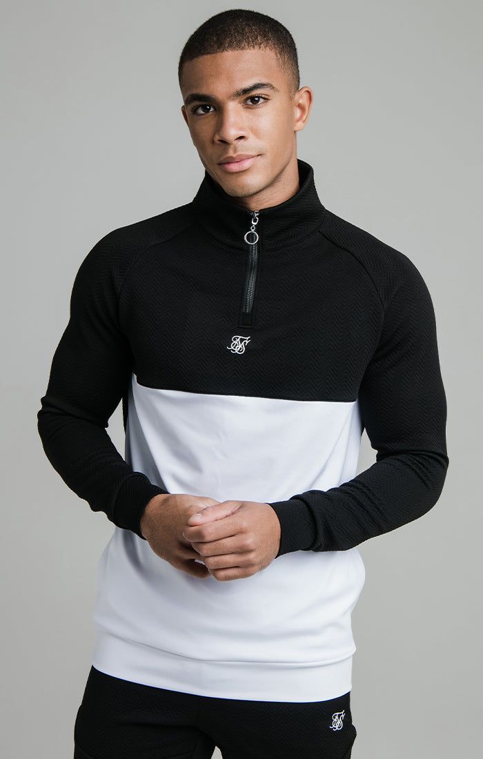 Black Quarter Zip Funnel sold by Siksilk product image thumbnail 3