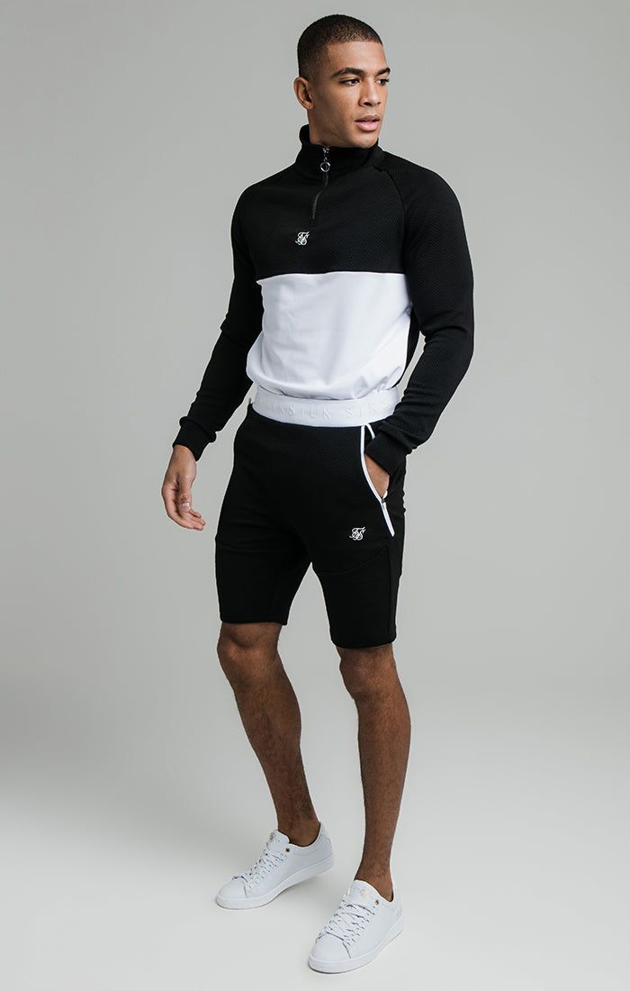 Black Quarter Zip Funnel sold by Siksilk product image thumbnail 4