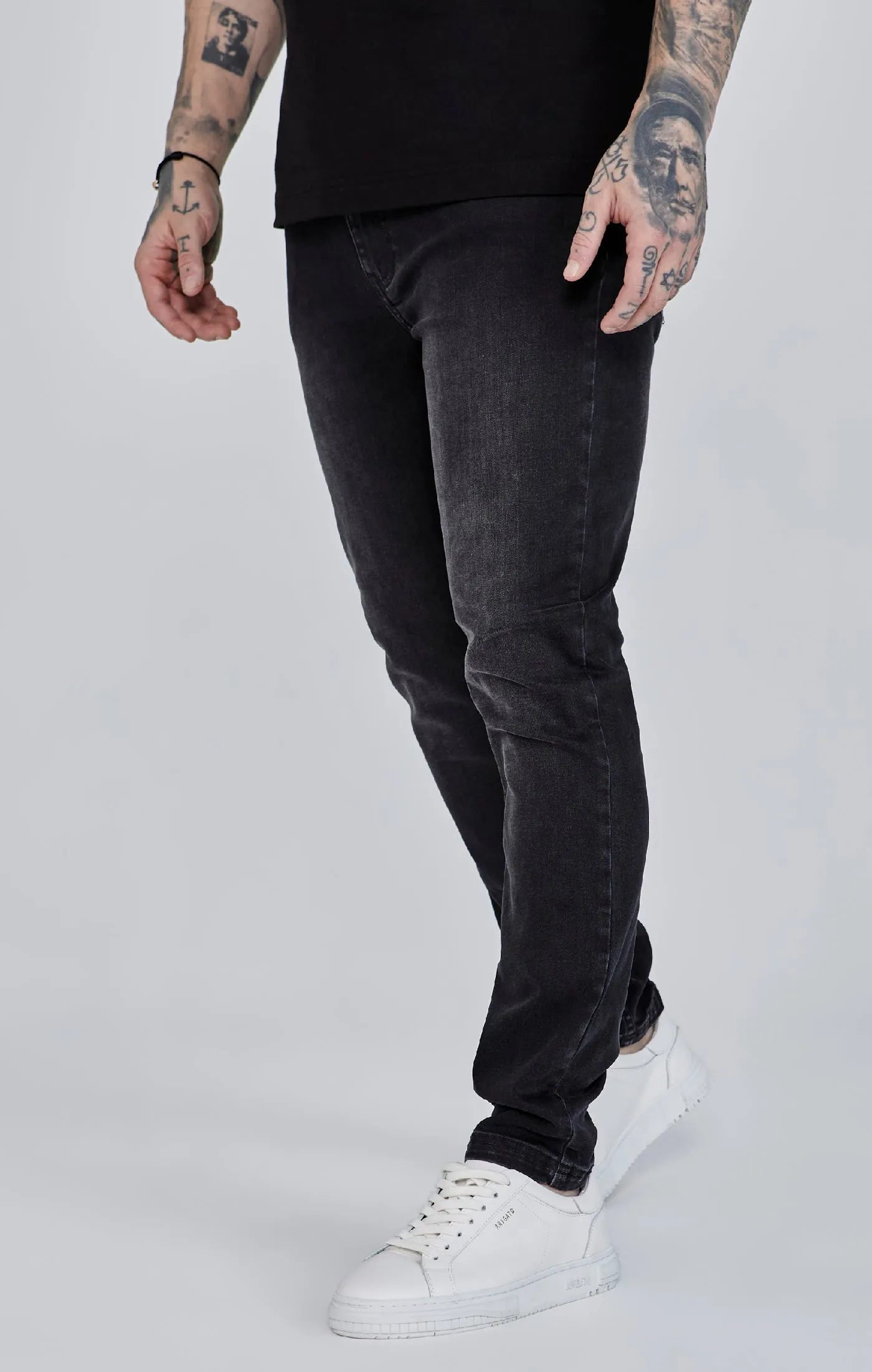 Slim Fit Jeans Black sold by Siksilk