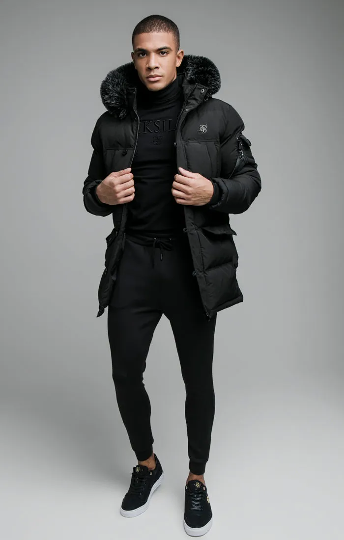 Black Puff Parka sold by Siksilk product image thumbnail 5