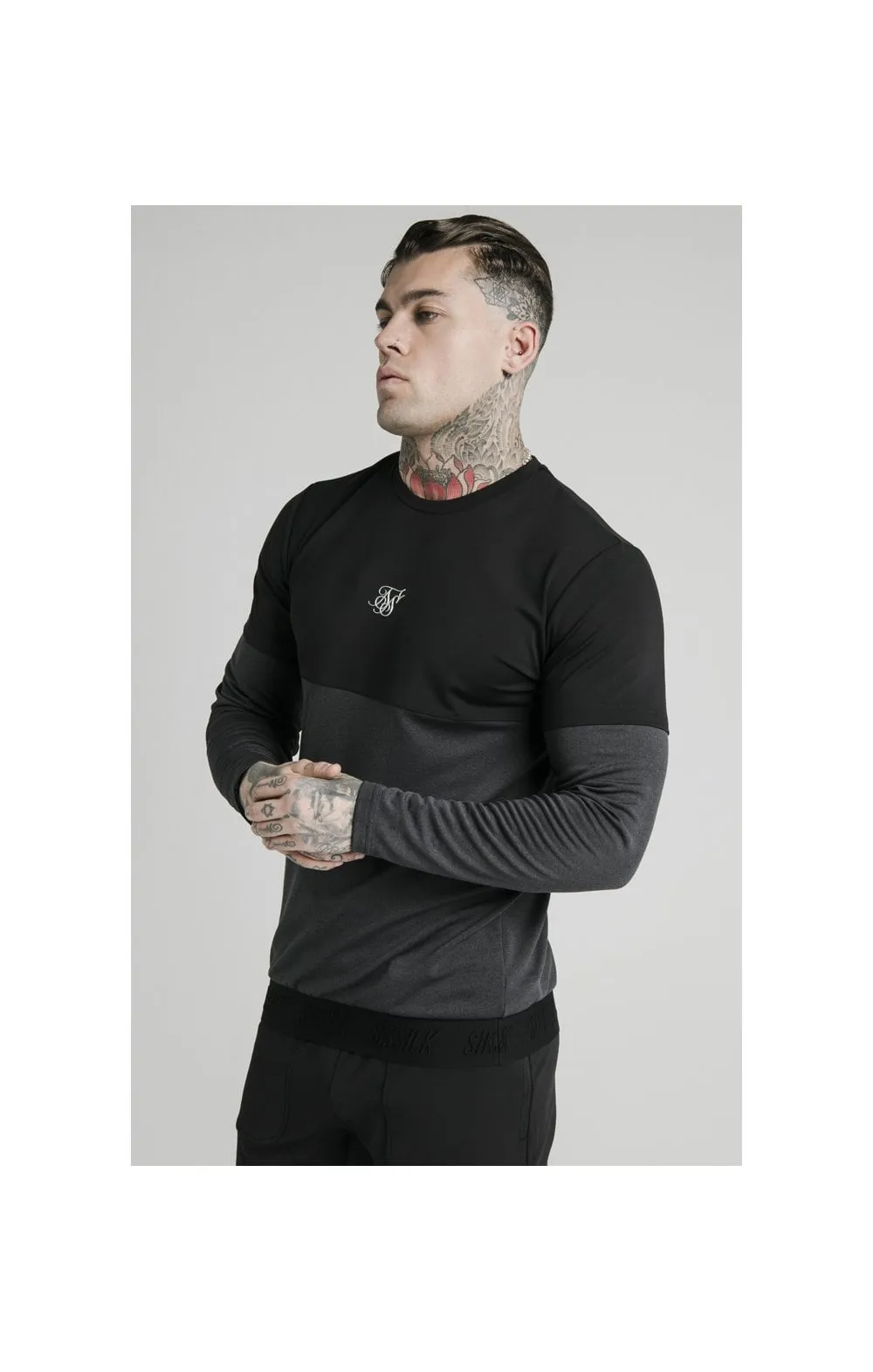 SikSilk Advanced Tech Sweater - Black sold by Siksilk
