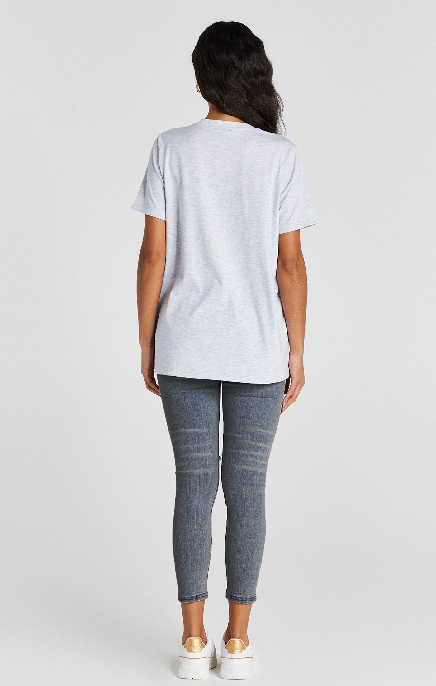 Light Blue Wash Distressed Denim Jean sold by Siksilk product image thumbnail 5