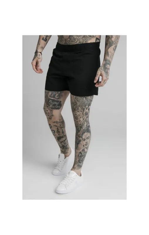 SikSilk Standard Swim Shorts - Black sold by Siksilk